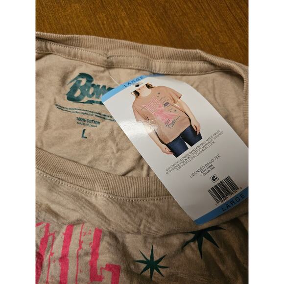 Nwt David Bowie Band Tee Womens Large Tshirt Music Top (772/773/774) - Picture 3 of 4